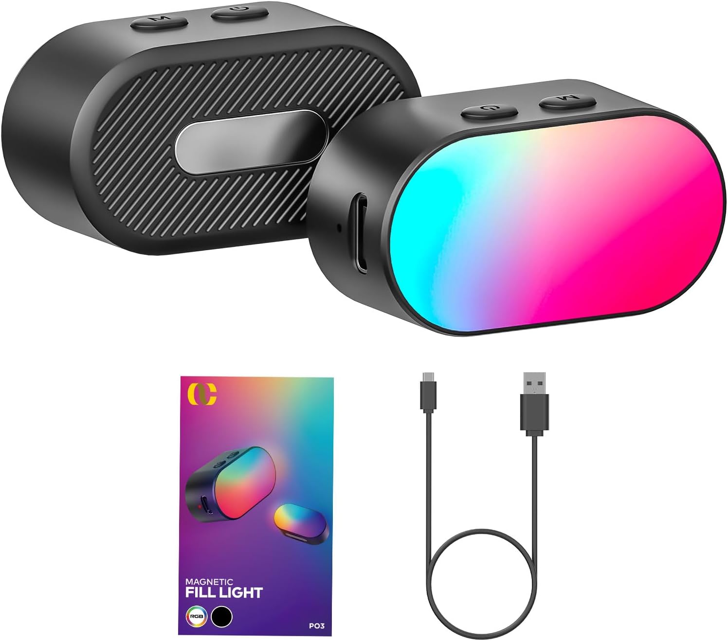 Photography Lighting Color - AOCHUAN Mini RGB Manyetik Dolgu Işığı