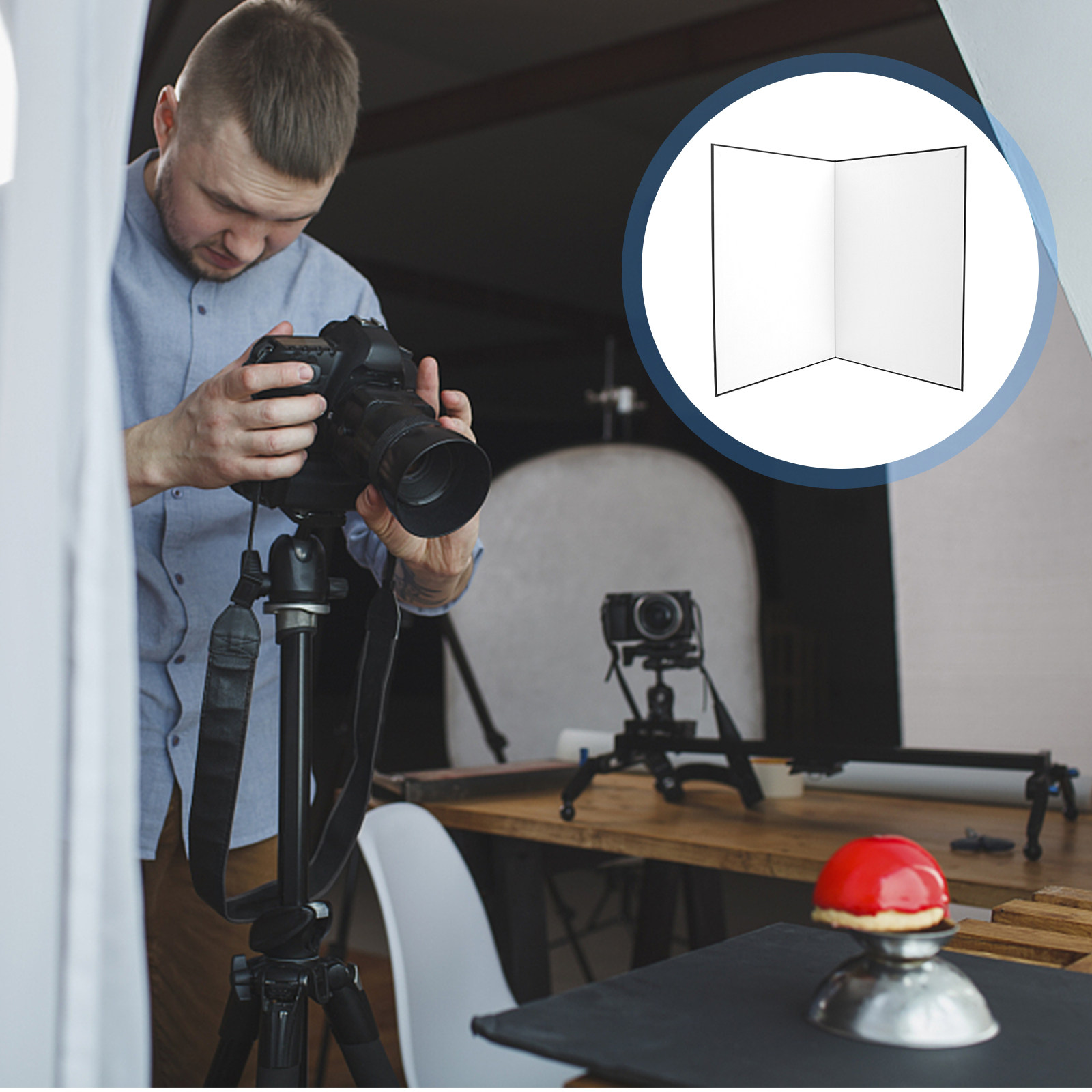 Photography Lighting For Jewelry - A3 Katlanabilir Fotoğrafçılık Karton Işık Reflektörü