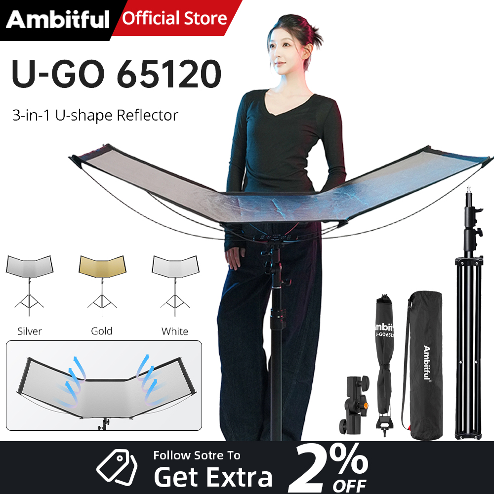 Photography Lighting Type - AMBITFUL 3'ü 1 Arada U Tipi