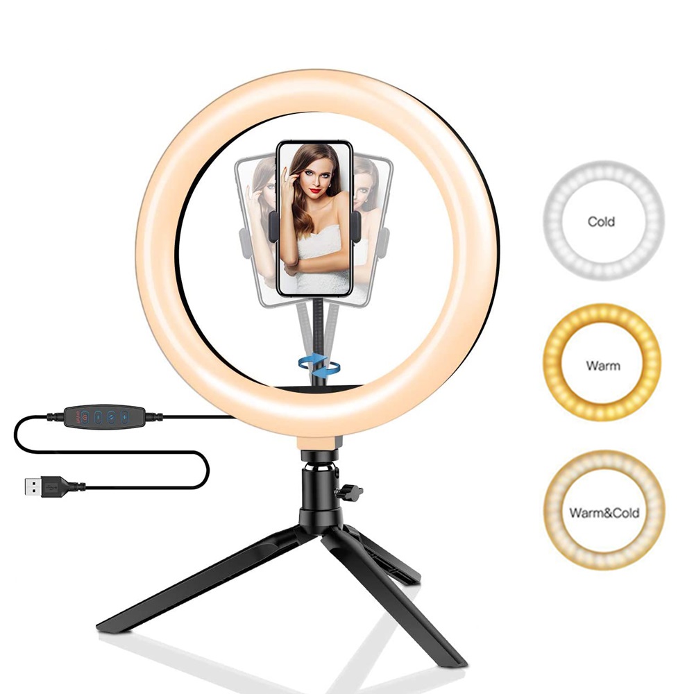 Photography Lighting Kit - 26 cm 10 inç Led Halka