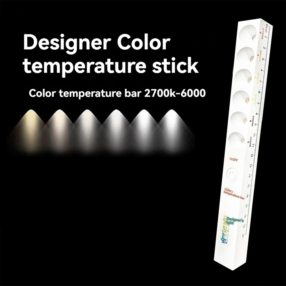 Photography Lighting Color - Eylül 6Modes Renk Sıcaklığı Lamba Çubuğu