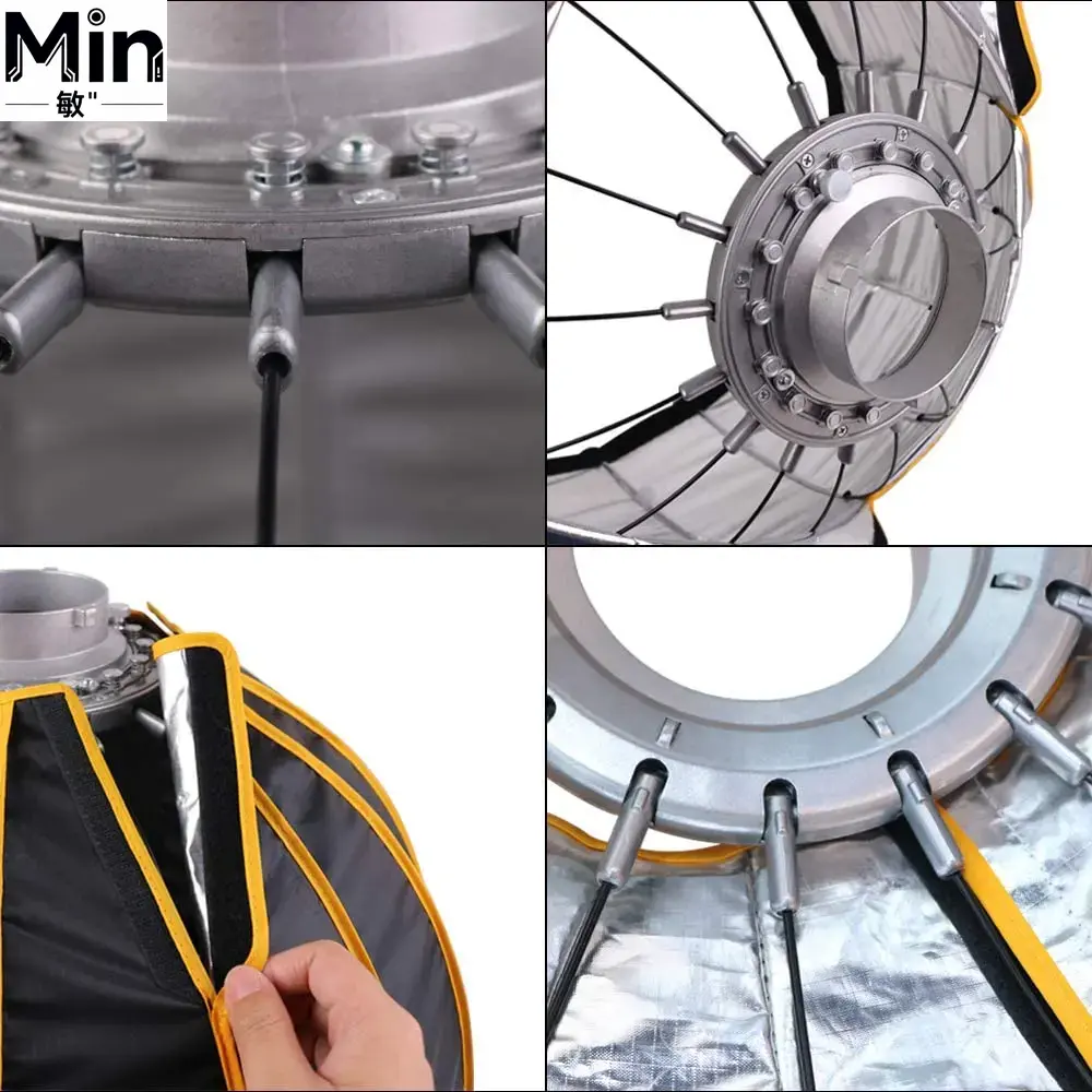 Photography Umbrella Lighting Setup - 35 inç 90 cm Hızlı Kurulum