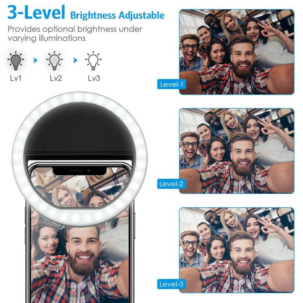 LED Selfie Dolgu Işığı USB Şar - Photography Lighting Gear incelemesi ve fiyatı