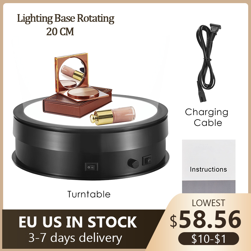 20 CM aydınlatma tabanı 360 de - Photography Lighting For Jewelry incelemesi ve fiyatı