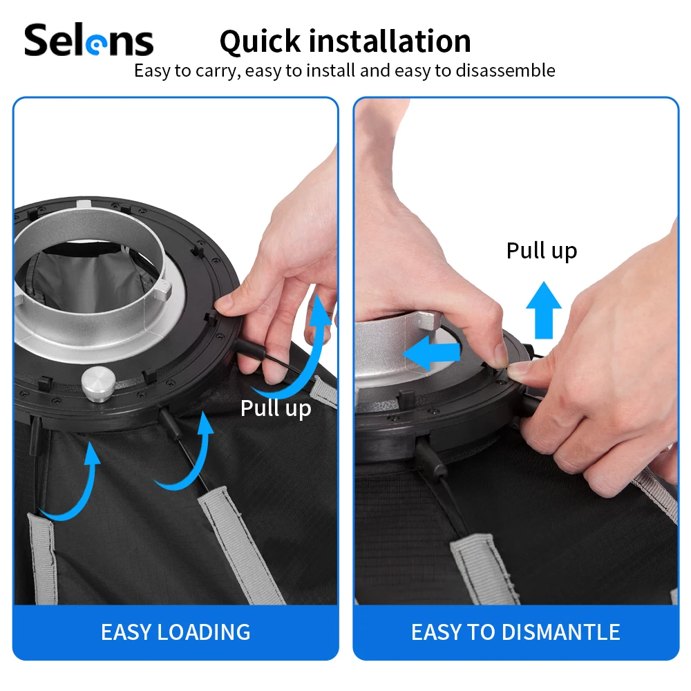 Selens 82/105cm Şemsiye Softbo - Photography Umbrella Lighting Setup incelemesi ve fiyatı