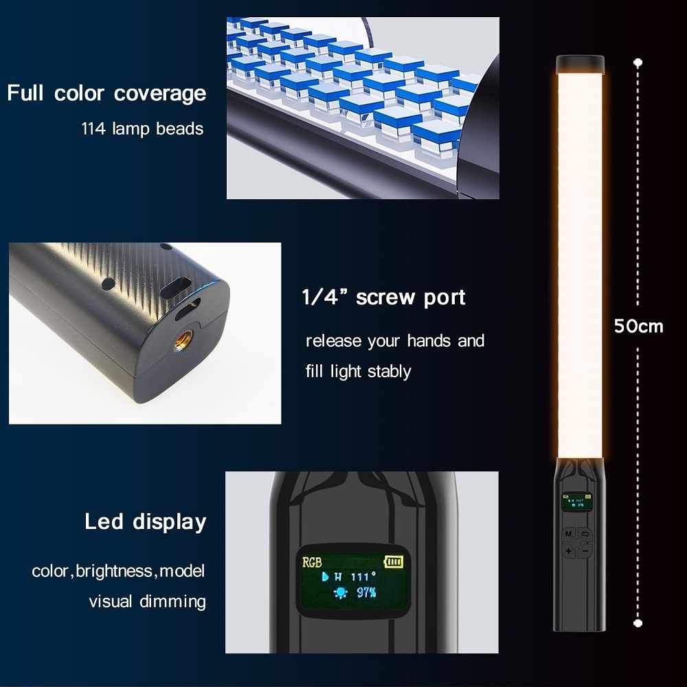 50 CM RGB Sopa Işık Değnek Haf - Photography Lighting Type incelemesi ve fiyatı
