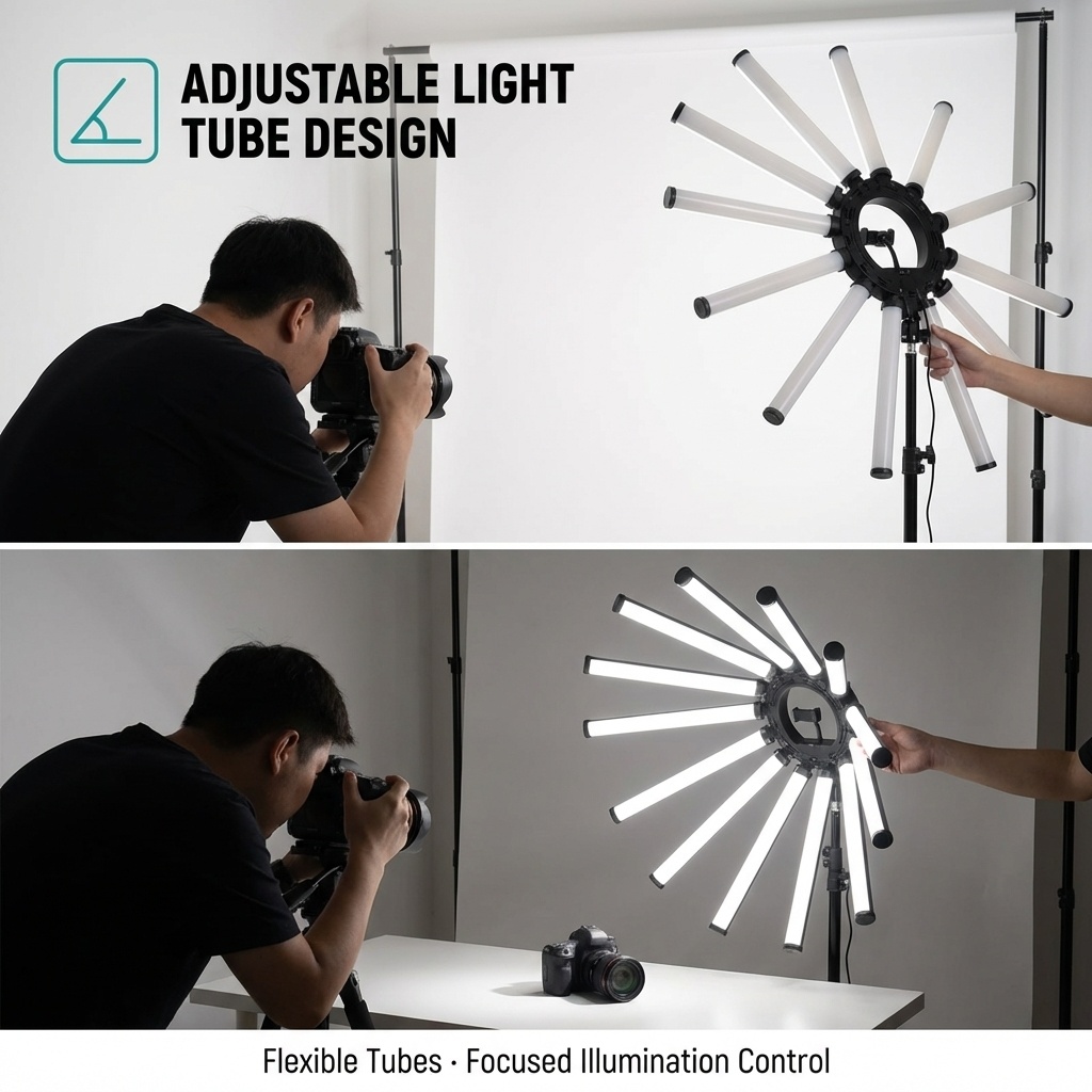 12 Kollu Çoklu Tüp Fotoğrafçıl - Photography Lighting Kit incelemesi ve fiyatı